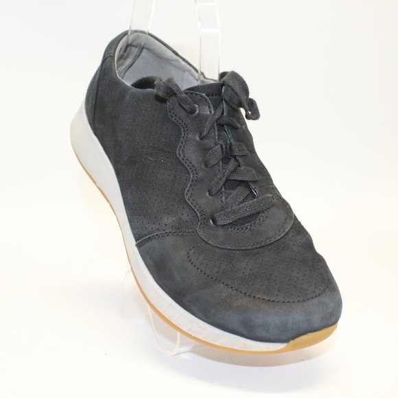 Dansko Shoes - Dansko Shoes Womens 40 US 9.5 Christina Sneaker 4254100302 Black Leather Lace Up